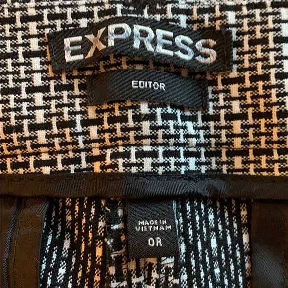 Black & White Express Editor Dress Pant 0 - Picture 2 of 3